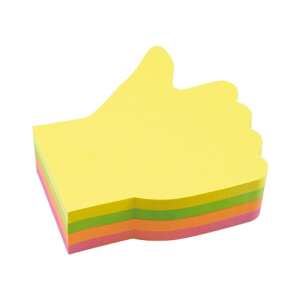 Jegyzettömb öntapadó, kéz alakú, 68x68mm, 200lap, info notes