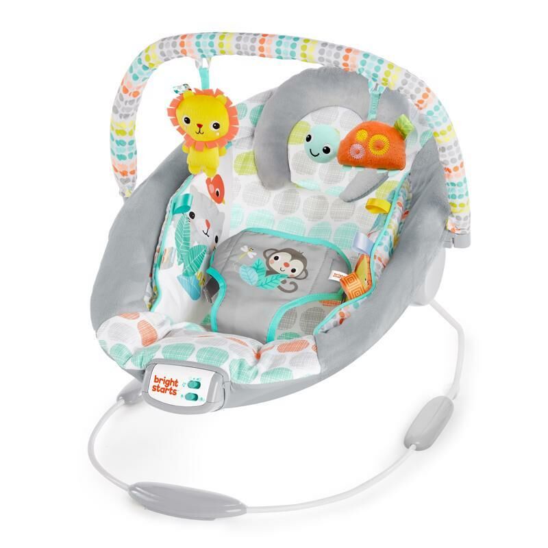 BRIGHT STARTS Rezgő pihenőszék dallamokkal Whimsical Wild 0hó+, 9...