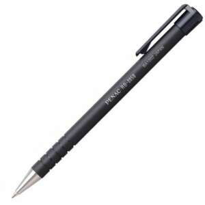 PENAC RB-085B schwarzer Kugelschreiber, 0,7 mm, ausziehbar, schwarze Tinte - ICO