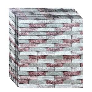 Set 20 x tapet autoadeziv 3D NEXTLY, pentru perete sau tavan, waterproof, ajustabil, adeziv puternic, usor de montat, suprafata acoperire 10.6 mp, 70x77 cm, design modern, multicolor, cod 94