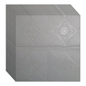 Panouri autoadezive 3D NEXTLY, pachet de 10, design modern, gri - Nonbrand Panele & Autocolante de perete