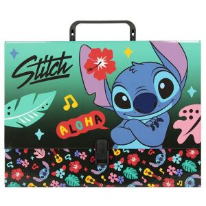 Lilo és Stitch kartonbőrönd irattartó - 32x9x25 cm 125022362 - Füzetbox
