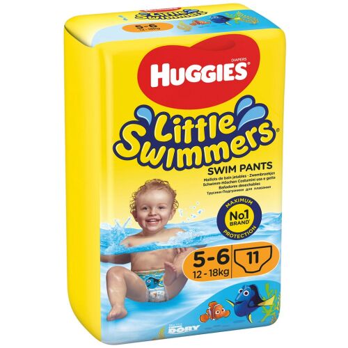 HUGGIES® Little Swimmers Egyszer használatos úszópelenka 5-6 (12-18 kg) 11 db 125022508