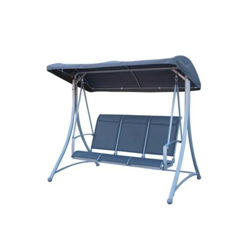 Hecht BERLIN 3 személyes hintaágy napellenzővel, szürke, acél váz