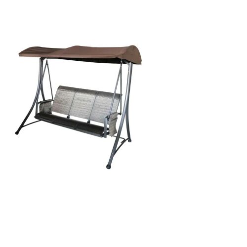 Hecht BERLIN HONEY 3 személyes hintaágy napellenzővel, acélvázzal, komaxos felületi kezeléssel