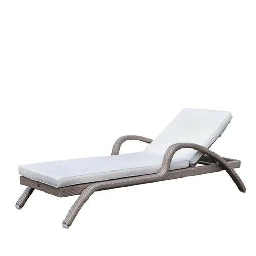 Hecht Borneo kerti napozóágy fehér párnával