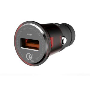 LDNIO Quick Charge 3.0 USB autós töltő - Barna/Szürke - LDNIO