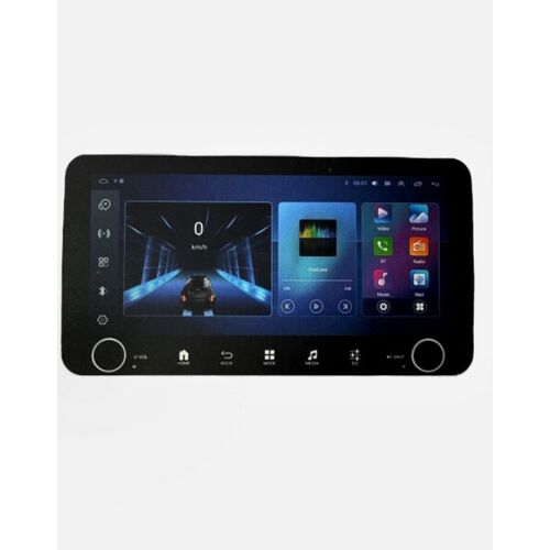 SOAK SK8903 Sistem audio-video automat multifuncțional, radio auto cu ecran tactil, afișând funcțiile de navigație, muzică și telefon