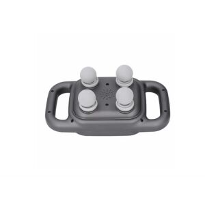 MDHL MD-8078 masażer do tkanek miękkich z 4 głowicami, szary, widok z przodu - Masażer