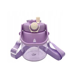 Detská fľaša na vodu do škôlky so slameným lanom 1l 145061338 - Preprava jedla a nápojov