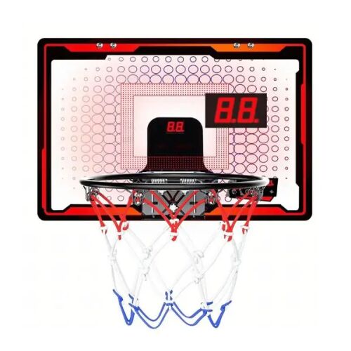 Interaktív kosárlabda palánk digitális kijelzővel, közelkép