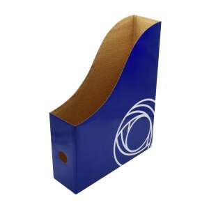 Pantoffel 8cm, mikrowellengeeigneter Karton bluering®, blau 85857928 Dokumenten-Stehsammler