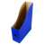Blue cardboard file holder with pull-out hole, 8cm, bluering® brand