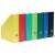 Assortment of Bluering 8cm cardboard file holders in various colors
