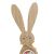 Ozdobný zajačik s kvetinovým vajíčkom v náručí, vyrobený z dreva, 25 cm, Jumi 125034681