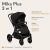 Lionelo Mika Plus 3in1 multifunkciós babakocsi - Black Onyx 179469948