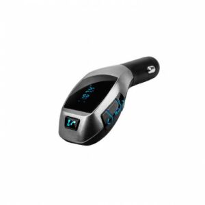 Szögletes nézet az X5 Bluetooth FM Transmitter autós használatra, USB és SD kártya olvasóval - Transzmitter