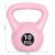 ModernHome 10 kg pink kettlebell with dimensions, kettlebell workout, home gym equipment, strength training, fitness equipment
