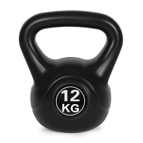 Czarny kettlebell ModernHome 12 kg