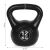 ModernHome 12kg fekete kettlebell súlyzó méretekkel