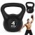 ModernHome 4kg Fekete Kettlebell használati példával