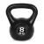 Czarny kettlebell ModernHome 8 kg
