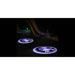 Lămpi proiector pentru uși cu logo BMW LED, care arată logo-ul BMW proiectat pe sol - Lumini auto