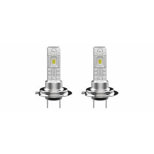 Set de becuri LED AutoREY H8/H11, 2 becuri, 55W, Super CSP lumină albă rece 6500K, 16.000 lumeni, fără cablu - Becuri auto