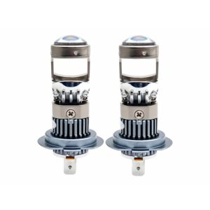 Set 2 Becuri H7 LED cu Lupa, SUPER CSP, Putere 150W si 27.000 Lumeni, Ventilator Integrat, Cu cipuri CSP 7035, 6000K Alb Rece, fara eroare de bec ars AutoREY® PRO 125042865 - Becuri auto