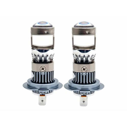 Set 2 Becuri H7 LED cu Lupa, SUPER CSP, Putere 150W si 27.000 Lumeni, Ventilator Integrat, Cu cipuri CSP 7035, 6000K Alb Rece, fara eroare de bec ars AutoREY® PRO 125042865