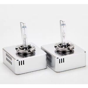 Două becuri de far D5S Xenon, 35W, 12V, 6000K, lumină albă - Becuri auto