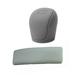 Set de capace pentru maneta schimbătorului de viteze și frâna de mână pentru mașini Dacia și Ford, culoare gri - Cutii viteze auto