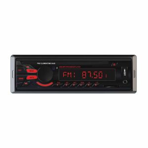 Auto radio MP3 PNI Clementine 8440, prednji pogled, crno s crvenim zaslonom - Auto elektronika