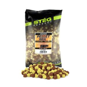 Stég pellett mix 800g 8mm vajsav-tigrismogyoró 125043768 - Etetőanyag