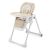 Kinderkraft Tummie Beige Hochstuhl mit abnehmbarem Tablett