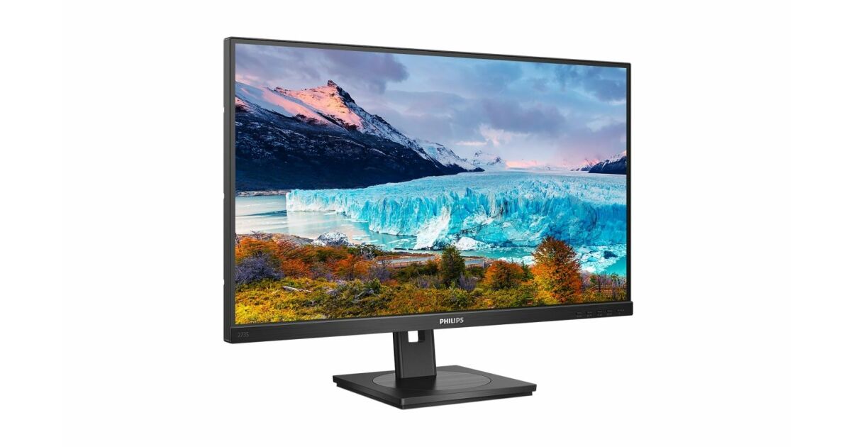 Philips Monitors 272V8A Monitor Da 68 cm (27) Con Porta HDMI, DisplayPort E Tecnologia FreeSync, Da 1920 x 1080, 75 Hz, Colore Nero