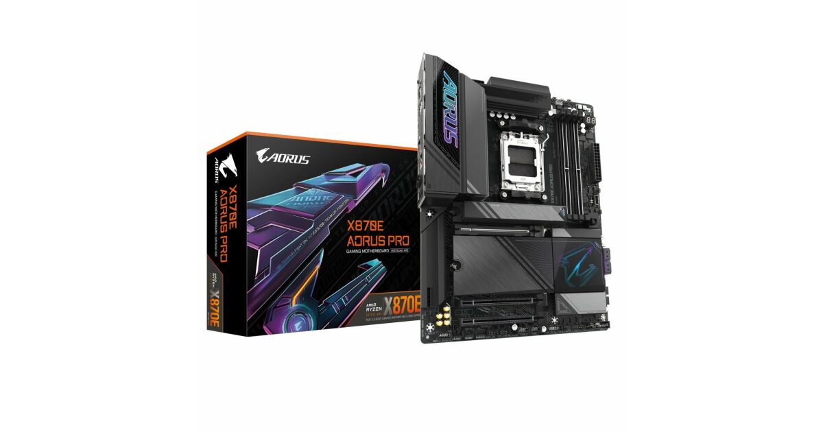 Placa de baza GIGABYTE X870E AORUS PRO - Suporta procesoare AMD