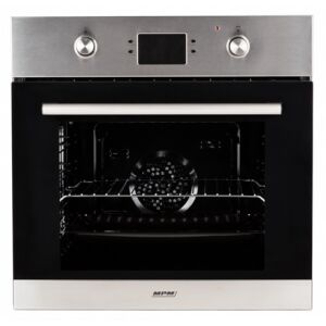 MPM MPM-64-BOM-22 beépíthető sütő, rozsdamentes acél, fekete üveg, digitális kijelző, 8 főzőfunkció - Sütő