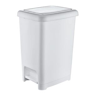 Szemetes pedálos Slim FEHÉR 60L, Slim (4db/karton) 125072081 - Dekoráció