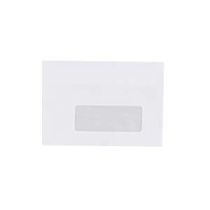 Bluering® LC6 ablakos boríték, 114x162mm, fehér, öntapadó - Boríték