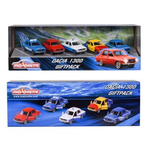 Set mit 5 Metallautos Dacia 1300 7,5 cm