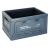 Praktikus Folding Camping Box - Navy Blue - 40L, open, no lid