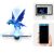 Holografikus HD ledes ventilátor 3D hologramm kivetítő, 3D sárkány hologramm vetítés, telefonos applikáció és számítógépes vezérlés