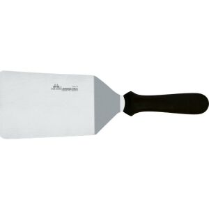 DUE CIGNI Lasagna and Grill Spatula, Stainless Steel with Black Handle - Grilling & Outdoor Cooking