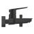 Side view of Grohe Start Matte Black Wall Mounted Bath Mixer Tap