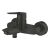 Angled view of Grohe Start Matte Black Bath Mixer Tap