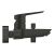 Side view of Grohe Start Matte Black Wall Mounted Bath Tap