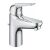 Angled view of Grohe Swift Chrome Single Lever Basin Mixer Tap