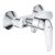 Angled view of Grohe Swift chrome shower mixer tap