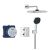 Grohe Precision Thermostat podomietkový sprchový systém s univerzálnym boxom, hlavovou a ručnou sprchou